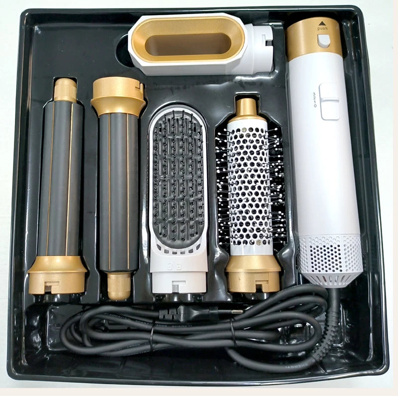 New 5-in-1 Hair Dryer Hot Comb Set Professional Curling Iron Hair Straightener Styling Tool for Dyson Airwrap Hair Dryer