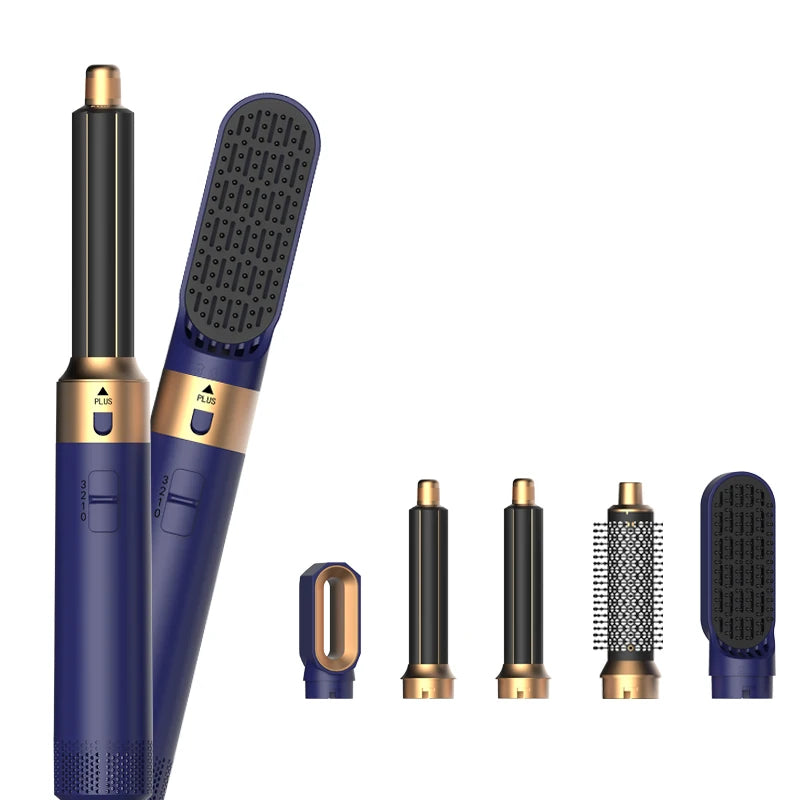 New 5-in-1 Hair Dryer Hot Comb Set Professional Curling Iron Hair Straightener Styling Tool for Dyson Airwrap Hair Dryer