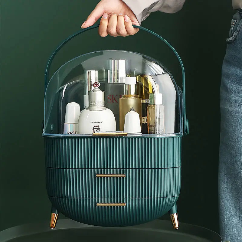 Cosmetics Organizer Storage Box Bathroom Big Capacity Waterproof Dustproof Jewelry Makeup Home Skin Care Make Up Storage Drawer