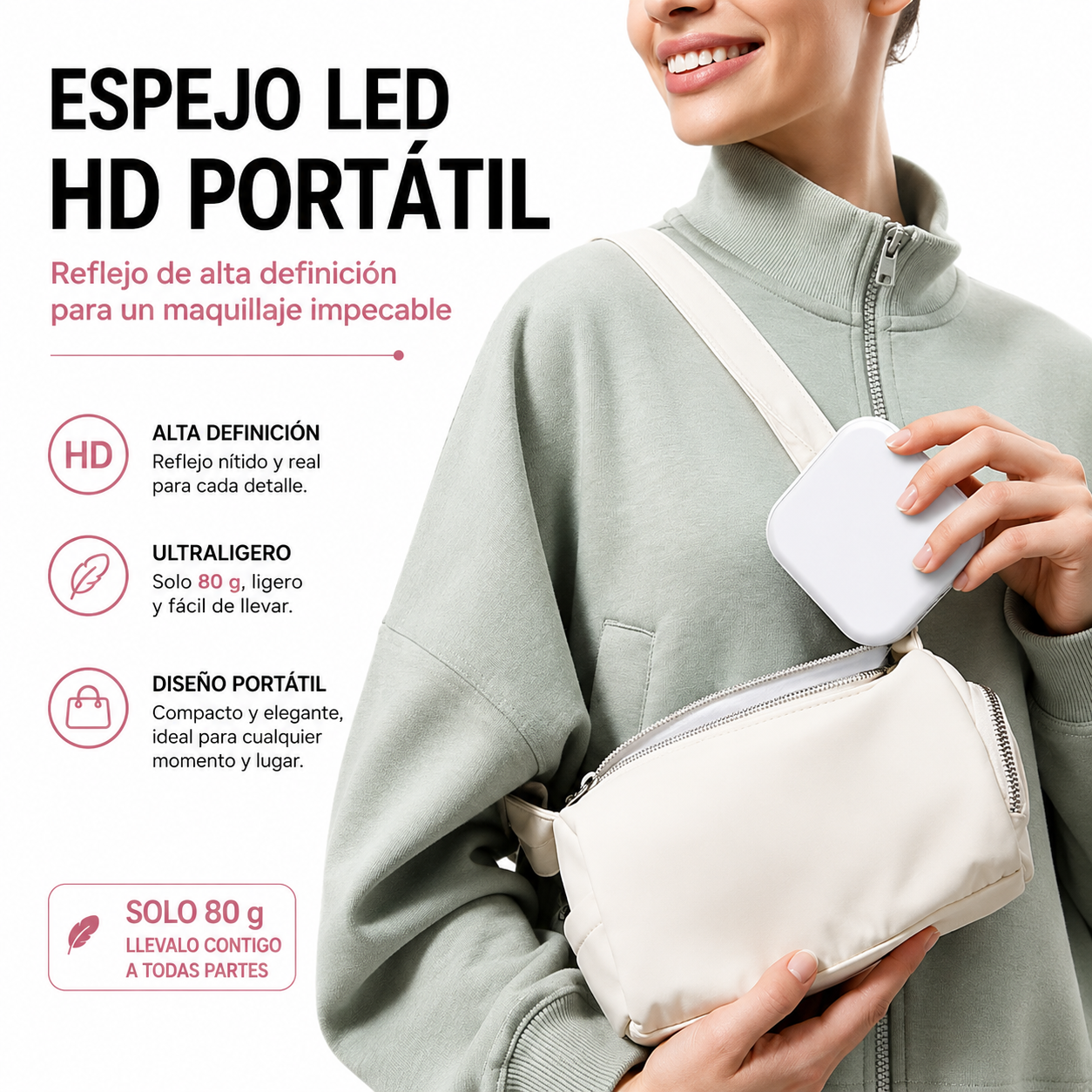 Espejo Compacto Lumina