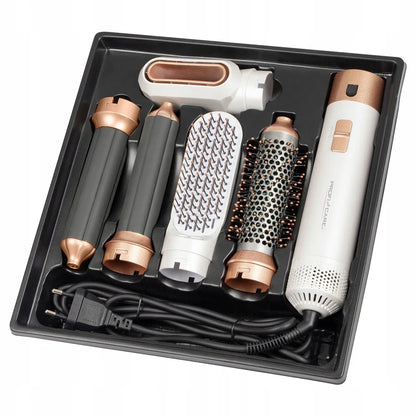 5-In-1 Electric Hair Dryer Styling Set  Home Styling Tools Curling Iron Hot Air Comb Straightener Multifunctional Hair Salon