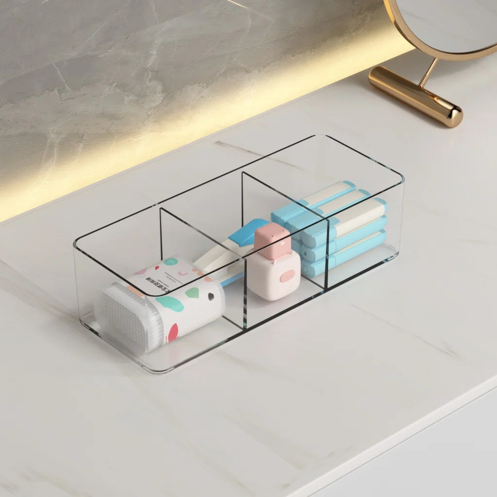 Makeup Organizer for Drawer, Makeup Organizer for Vanity, Countertop, Bathroom, Kitchen and Cabinet Storage Boxes