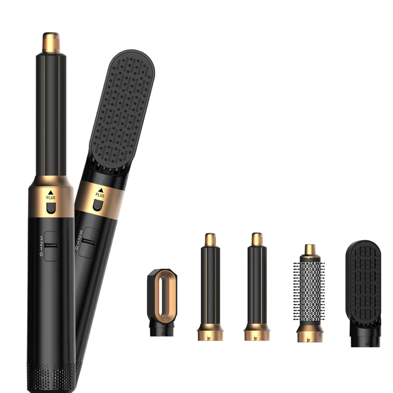 New 5-in-1 Hair Dryer Hot Comb Set Professional Curling Iron Hair Straightener Styling Tool for Dyson Airwrap Hair Dryer