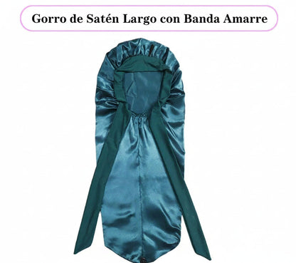 Gorro de Satén para Cabello Largo