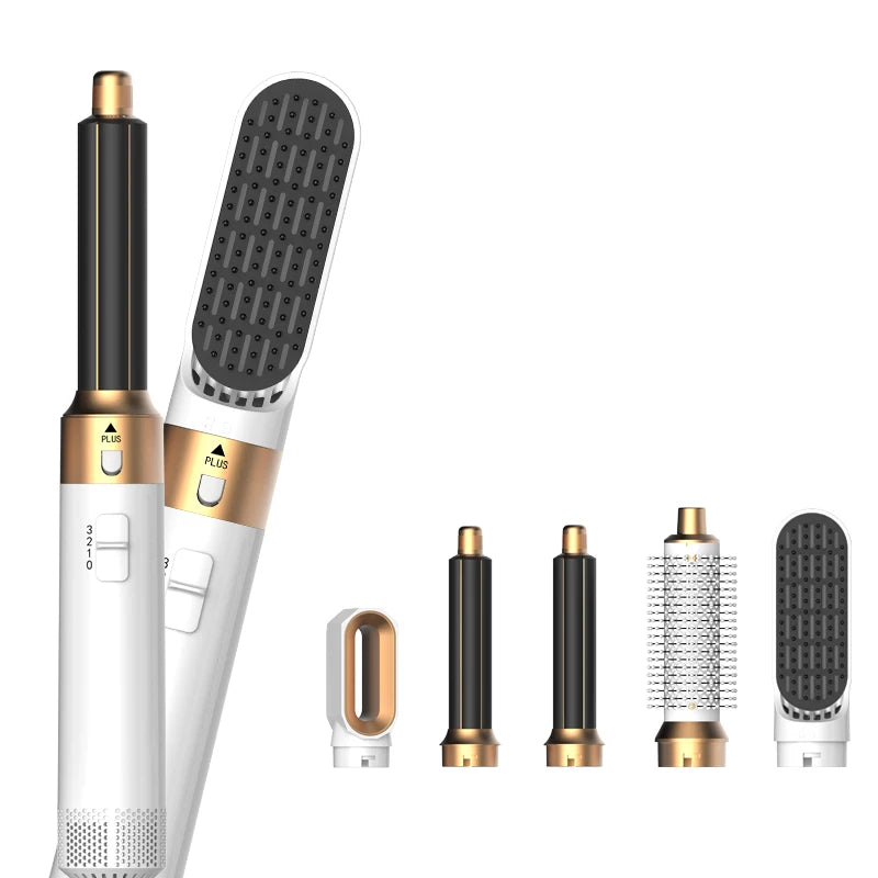 New 5-in-1 Hair Dryer Hot Comb Set Professional Curling Iron Hair Straightener Styling Tool for Dyson Airwrap Hair Dryer