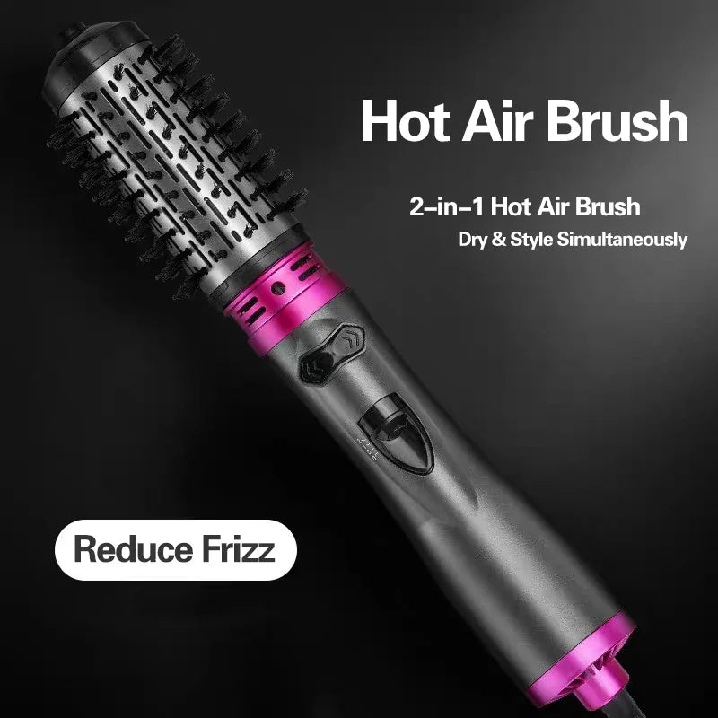 One-Step Hair Dryer &amp; Volumizer Brush, Professional Blow Dryer Styler, 2-in-1 Hot Air Comb for Salon-Quality Results