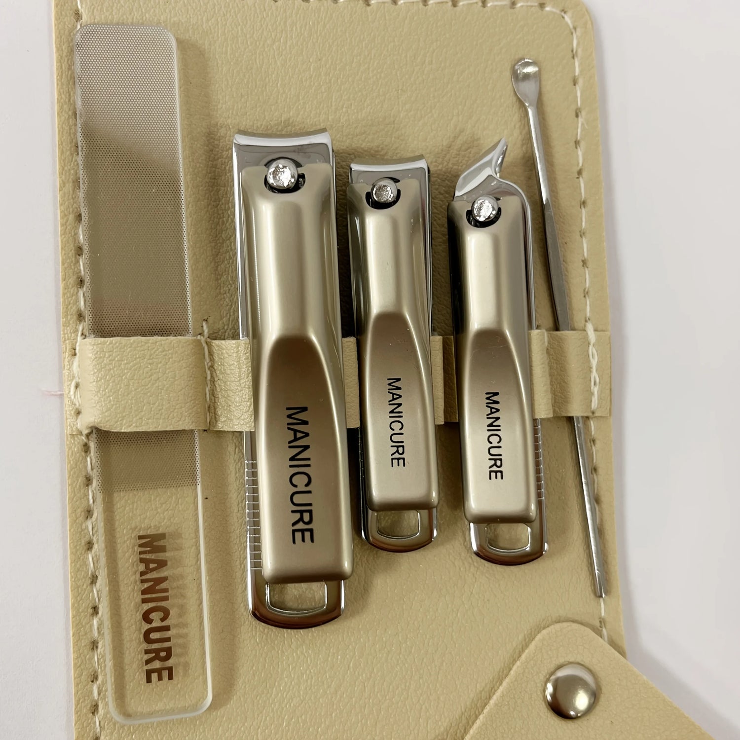 1/5pcs Professional Manicure and Pedicure Kit Includes Nail Clipper Nail File and Ear Pick Portable Storage Case  Beauty Care