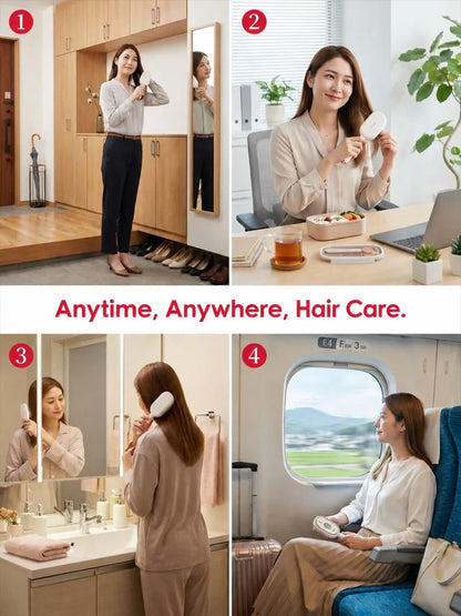 Electric massage comb with aromatic oil spray Red Light Hair Brush Anti Hair Loss Scalp Massager Home Salon Use