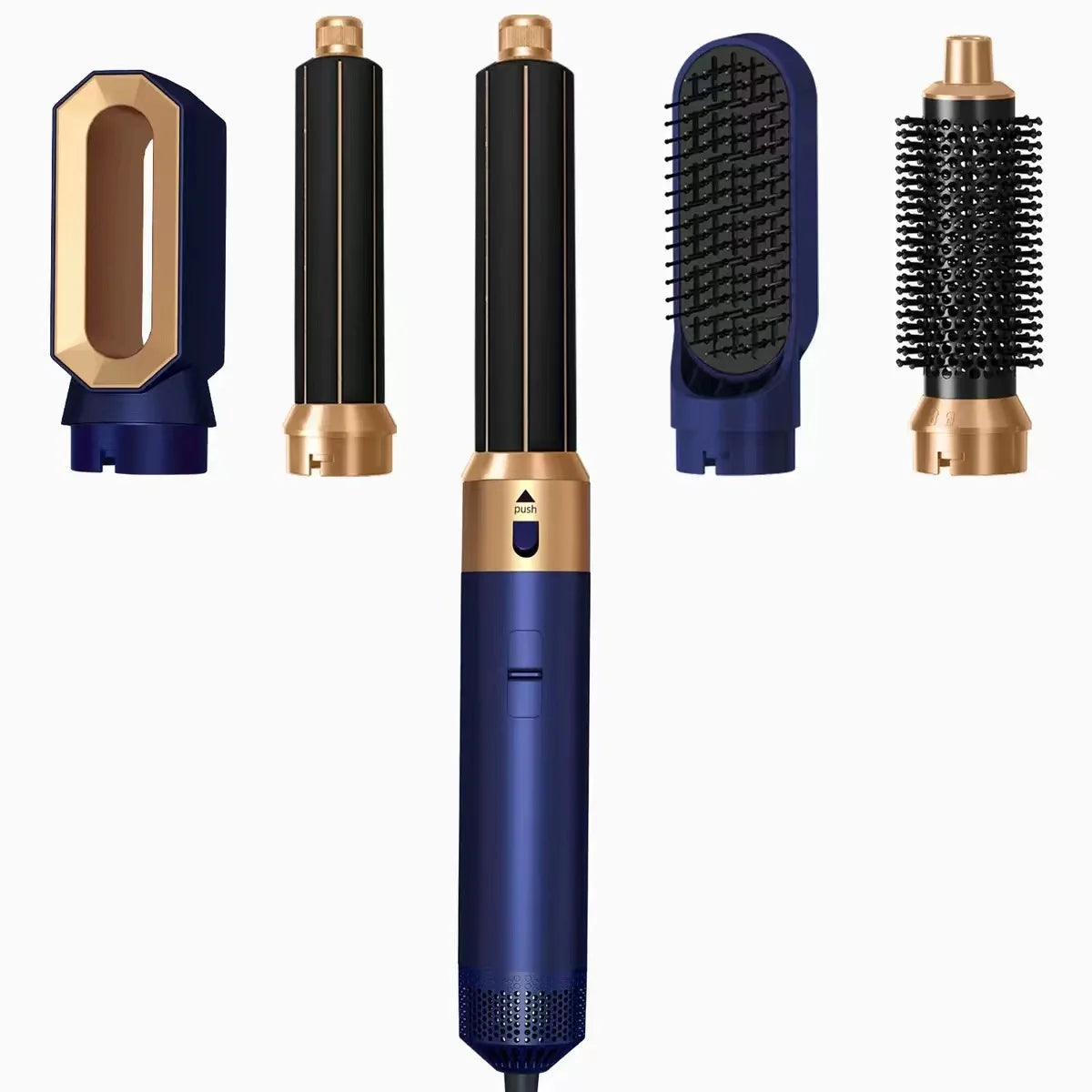 New 5 in 1 Hair Dryer Brush Hot Comb Set Professional Curling Iron Hair Straightener Styling Tool For Professional Hair Dryer