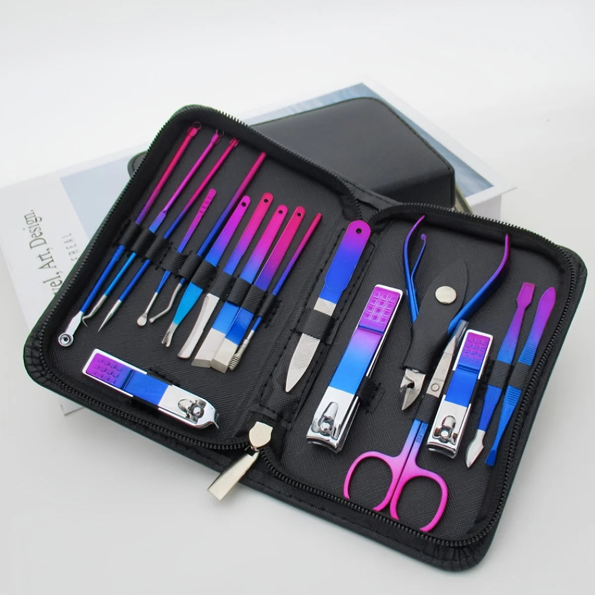 Aurora Bella™ – Kit Premium de Manicura (18 Piezas)