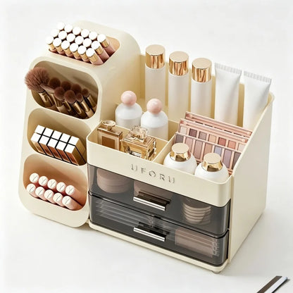 Cosmetics Storage Box Home Dressing Table High-end Large Multi-functional Compartmentalized Storage Rack Pratical New Arrival