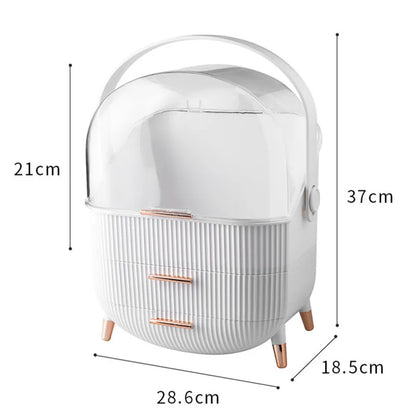 Cosmetics Organizer Storage Box Bathroom Big Capacity Waterproof Dustproof Jewelry Makeup Home Skin Care Make Up Storage Drawer