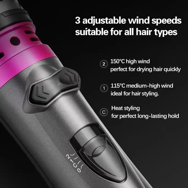 One-Step Hair Dryer &amp; Volumizer Brush, Professional Blow Dryer Styler, 2-in-1 Hot Air Comb for Salon-Quality Results