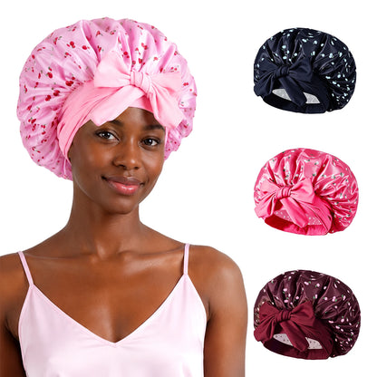 Satin Bonnet for Sleeping - Softer Than Silk Bonnet For Sleeping Women - Secure Fit, Adjustable, Night Cap For Curly &amp; Textured