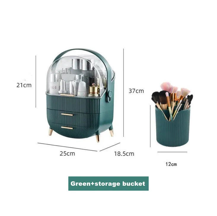 Cosmetics Organizer Storage Box Bathroom Big Capacity Waterproof Dustproof Jewelry Makeup Home Skin Care Make Up Storage Drawer