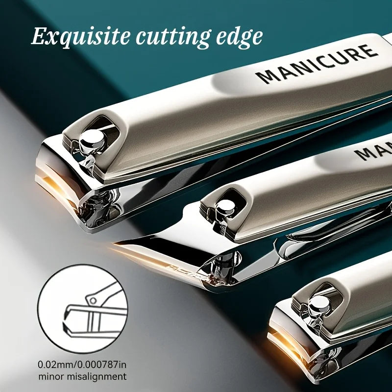 1/5pcs Professional Manicure and Pedicure Kit Includes Nail Clipper Nail File and Ear Pick Portable Storage Case  Beauty Care