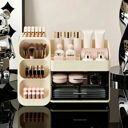 Cosmetics Storage Box Home Dressing Table High-end Large Multi-functional Compartmentalized Storage Rack Pratical New Arrival