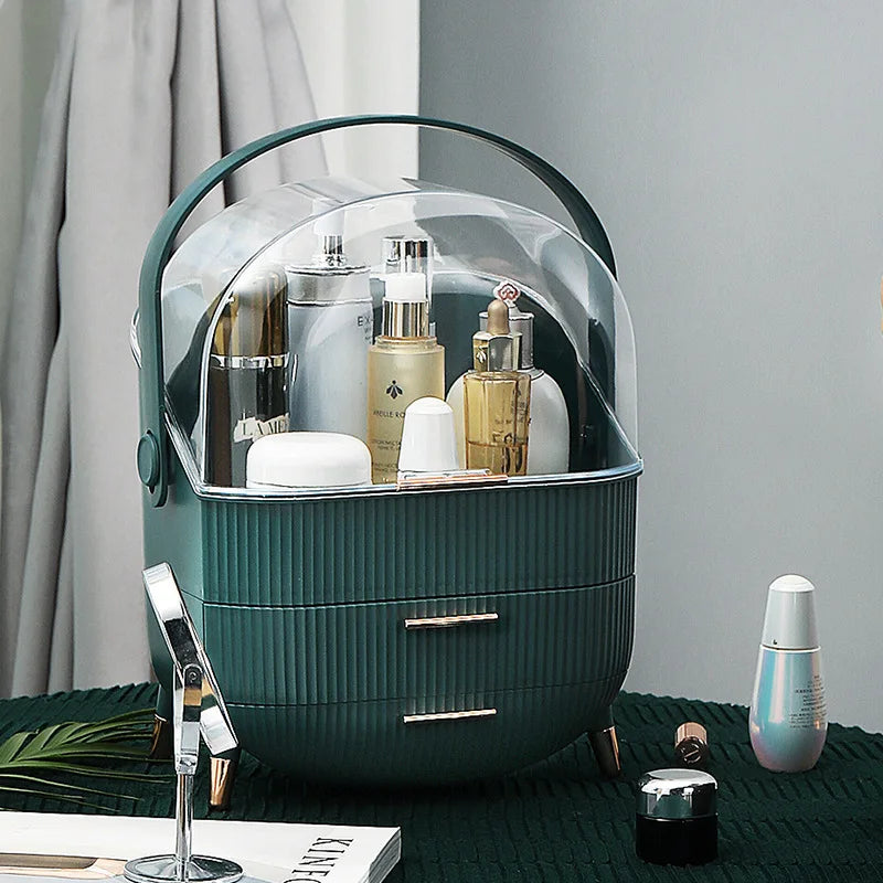 Cosmetics Organizer Storage Box Bathroom Big Capacity Waterproof Dustproof Jewelry Makeup Home Skin Care Make Up Storage Drawer