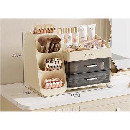 Makeup Organizer With Drawers Large Cosmetic Skincare Jewelry Perfume Storage Box For Home Countertop Vanity Bathroom Bedroom