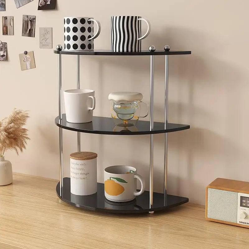 Acrylic Bathroom Vanity Organizer Perfume Organizer For Dresser Countertop Shelf Makeup Count Shelf Desktop Storage For Kitchen
