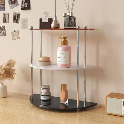 Acrylic Bathroom Vanity Organizer Perfume Organizer For Dresser Countertop Shelf Makeup Count Shelf Desktop Storage For Kitchen