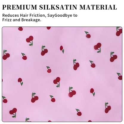 Satin Bonnet for Sleeping - Softer Than Silk Bonnet For Sleeping Women - Secure Fit, Adjustable, Night Cap For Curly &amp; Textured