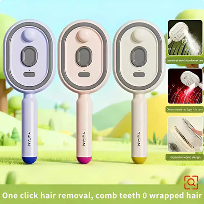 Electric massage comb with aromatic oil spray Red Light Hair Brush Anti Hair Loss Scalp Massager Home Salon Use