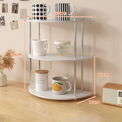 Acrylic Bathroom Vanity Organizer Perfume Organizer For Dresser Countertop Shelf Makeup Count Shelf Desktop Storage For Kitchen