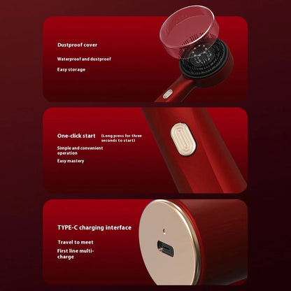 Scalp Massage Comb 630nm LED Red Light Electric Vibration Head Massager Scalp Oil Applicator Nourish Hair Care Brush Relaxation