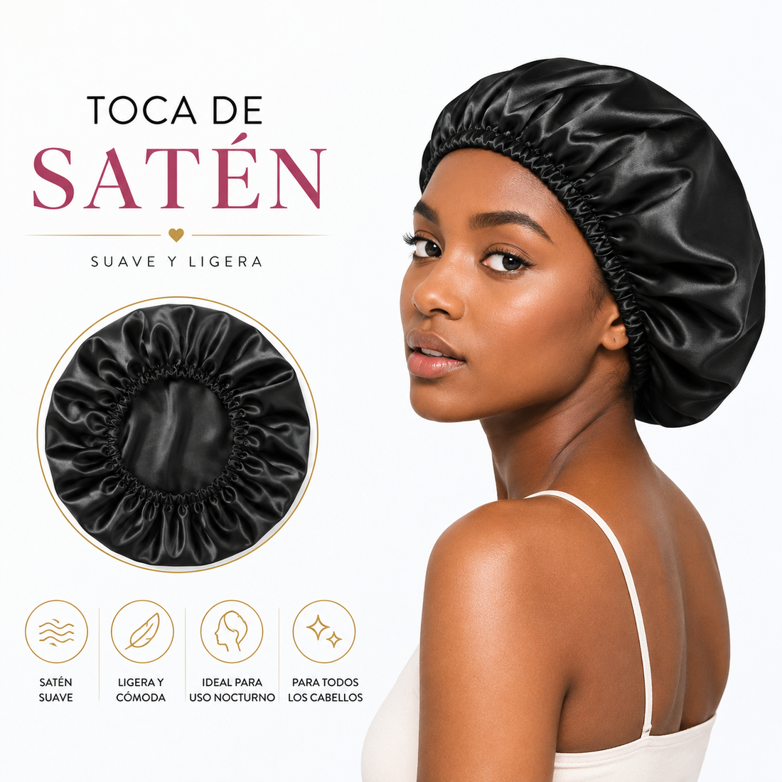 Gorro de Satén