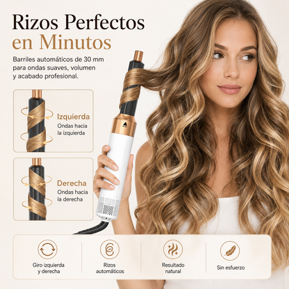 Aurora Style™ – Cepillo Secador 5 en 1 Profesional