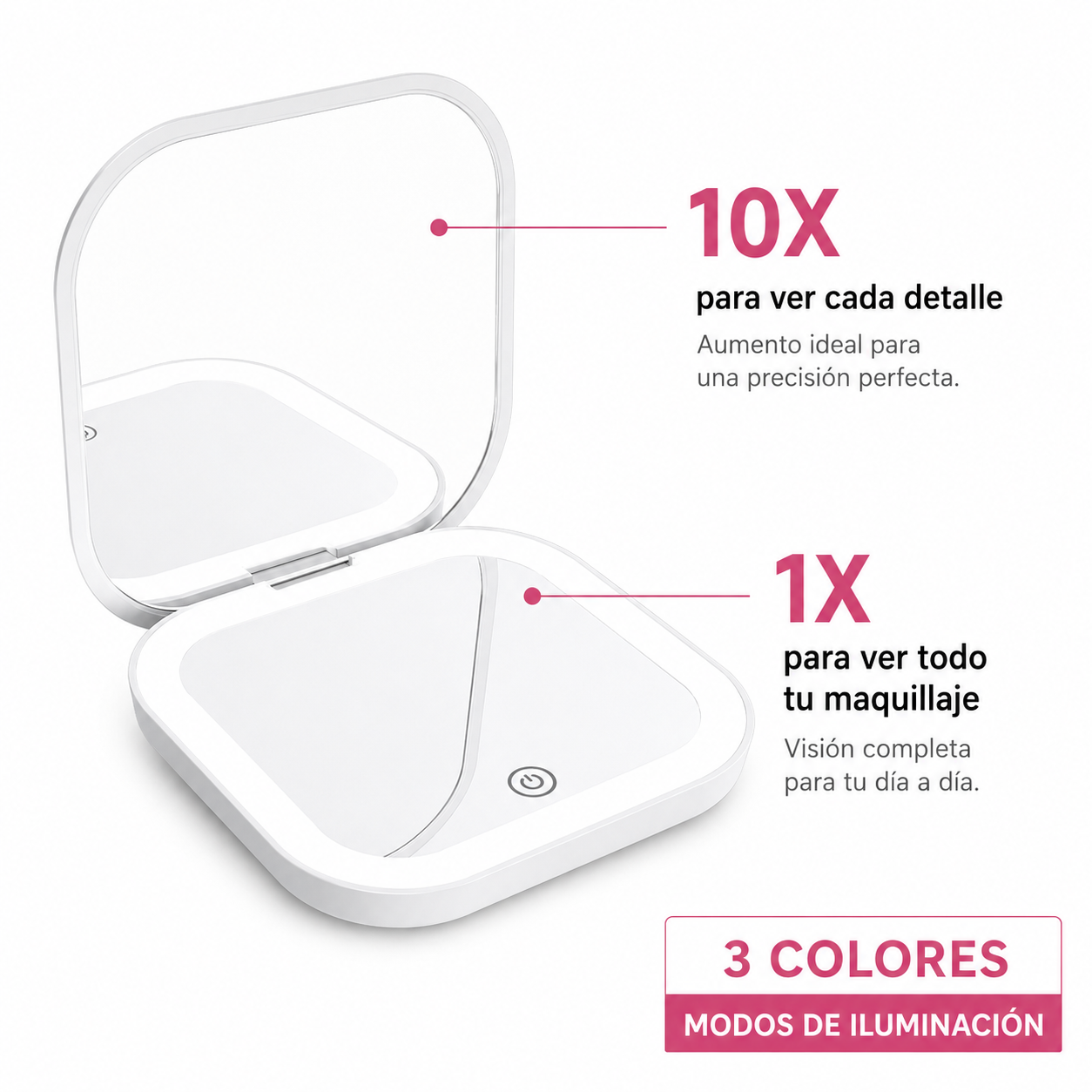 Espejo Compacto Lumina
