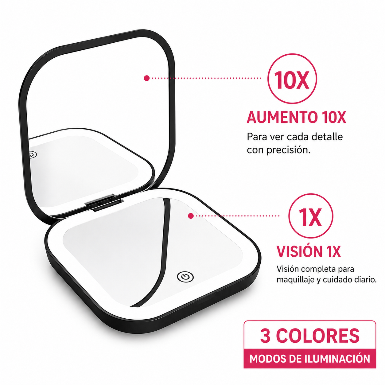 Espejo Compacto Lumina